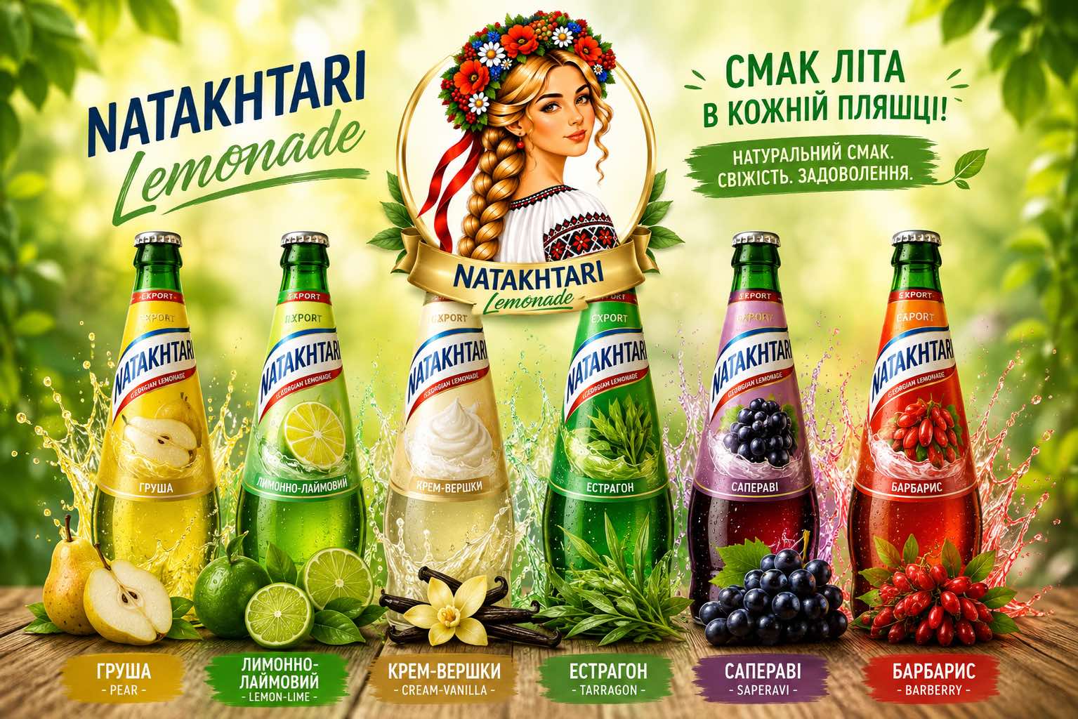 Lemoniada Natakhtari – 6 smaków